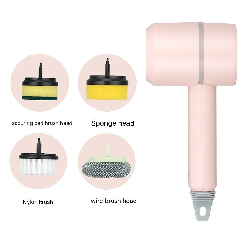 PowerScrub Wireless Electric Cleaning Brush - Rechargeable USB Scrubber for Kitchen, Bathroom, Tile & Bathtub