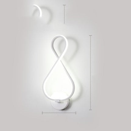 Nordic Chic LED Wall Lamp - Minimalist Bedside Lighting
