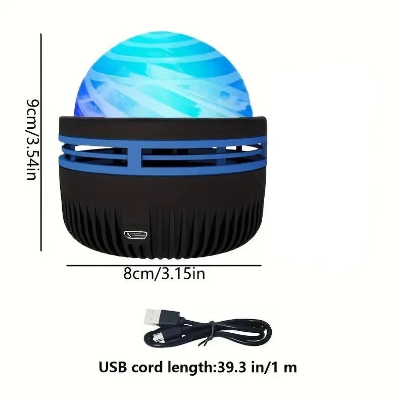 Cosmic Dreams USB Bedside Galaxy Light - Starry Sky Projection with Soothing Atmosphere