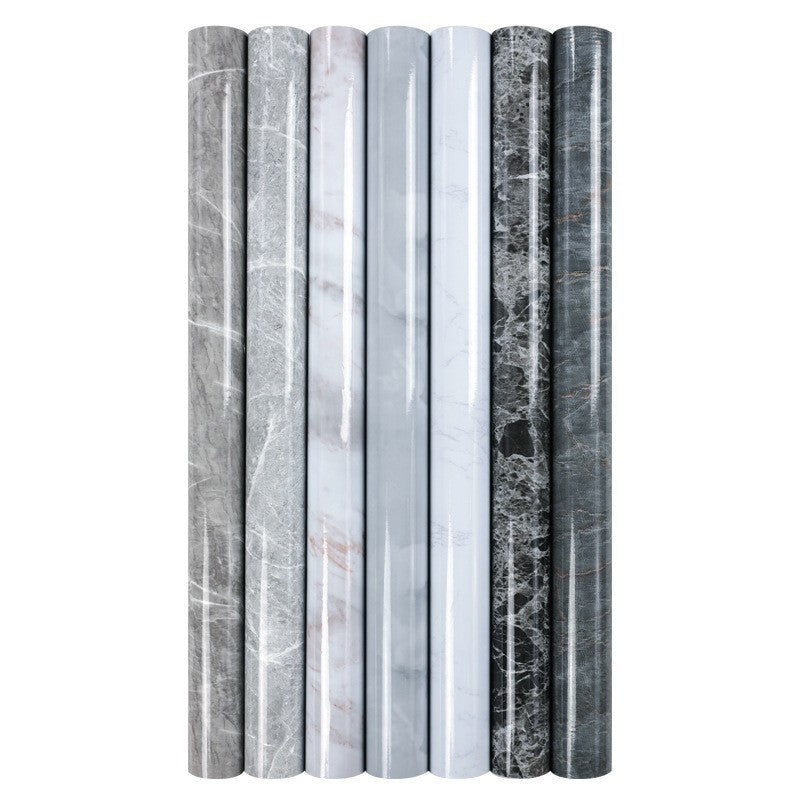 Marble Kitchen Cabinet Decals - Waterproof & Oil-Resistant Self-Adhesive Wall Stickers