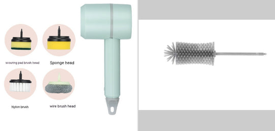 PowerScrub Wireless Electric Cleaning Brush - Rechargeable USB Scrubber for Kitchen, Bathroom, Tile & Bathtub