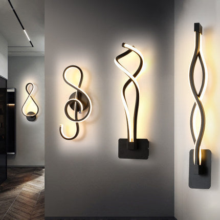 Nordic Chic LED Wall Lamp - Minimalist Bedside Lighting
