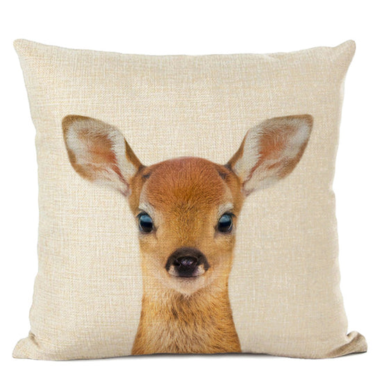Adorable Animal Print Pillow Covers - Cute Decorative Throw Pillows