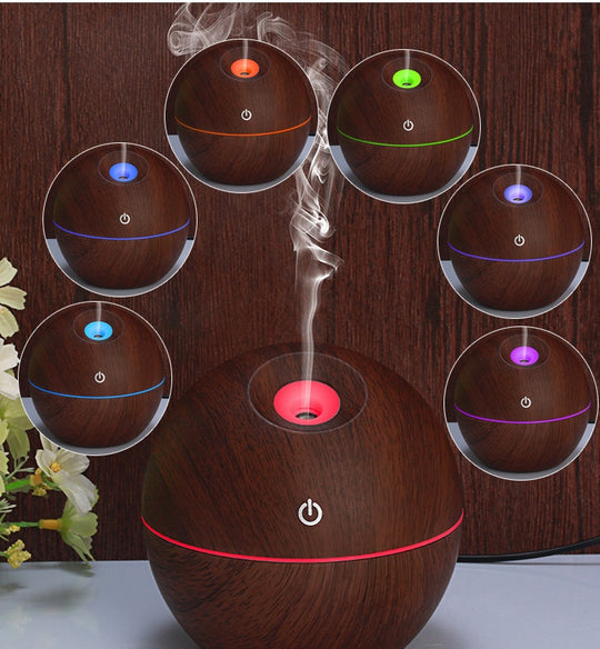 Relax & Refresh: Ultrasonic Aroma Diffuser & LED Night Light