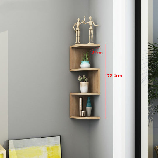 Corner Bliss - Floating Wall Shelf for Living Room Decor