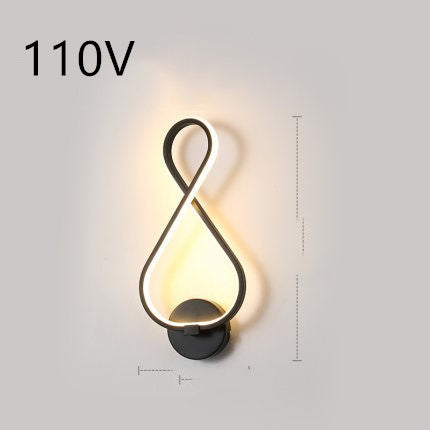 Nordic Chic LED Wall Lamp - Minimalist Bedside Lighting