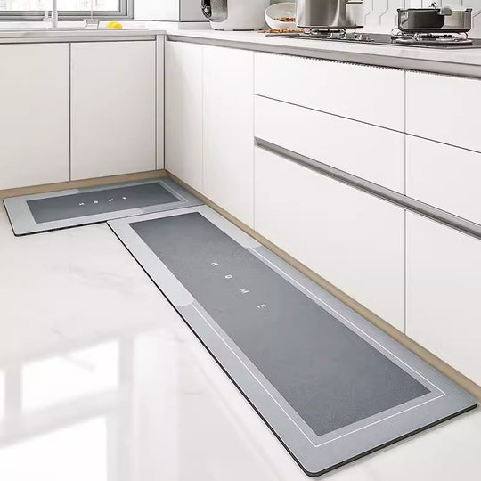 Absorbent & Stylish: Kitchen Diatom Ooze Floor Mat for Household Use