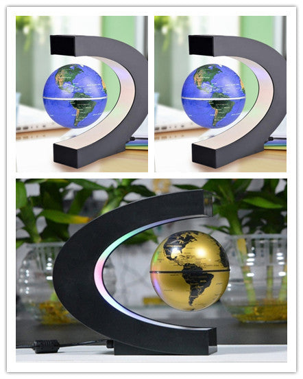 Floating in Style: Magnetic Levitation Globe Ornament for a Touch of Elegance