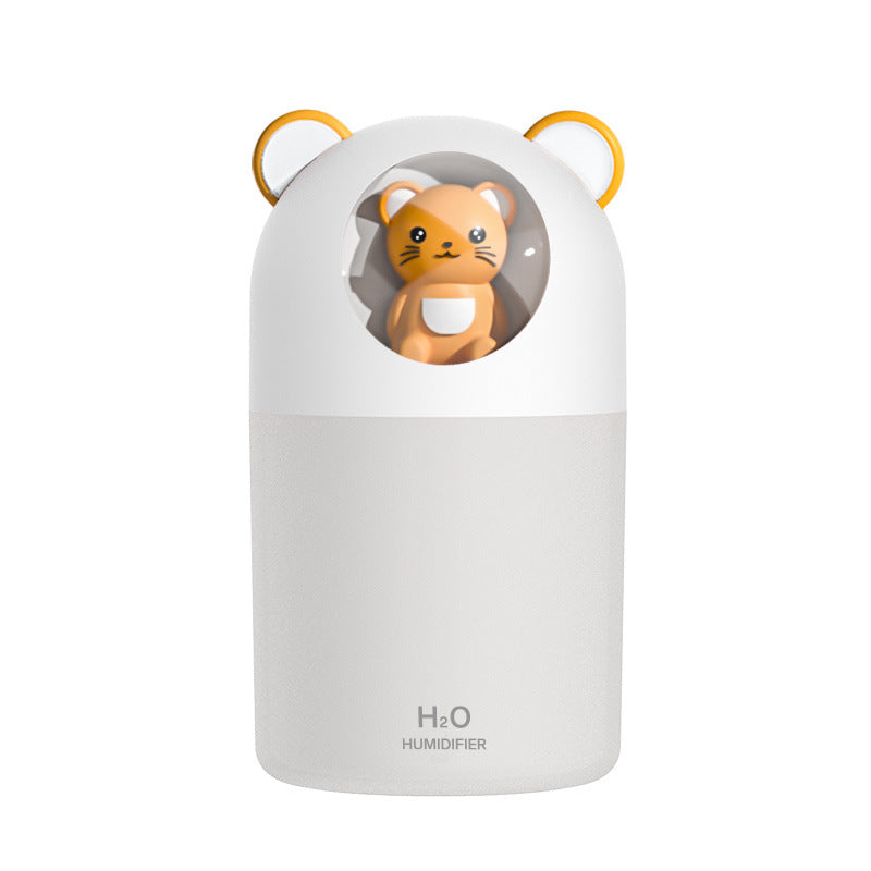 Ultra-Quiet Nighttime Humidifier with Night Light - Large Capacity Smart Home Atomizer