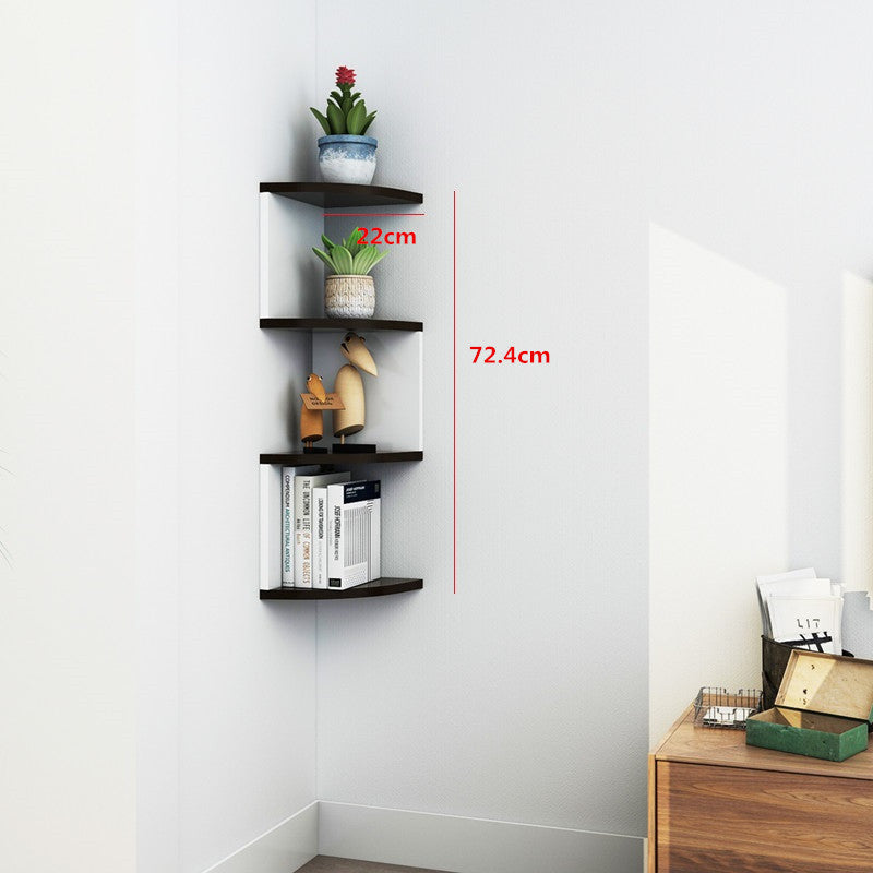 Corner Bliss - Floating Wall Shelf for Living Room Decor