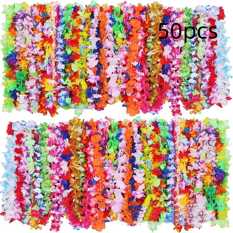 Vibrant Party Decorations: Multi-Color Matching Combination Holiday Cloth Garland