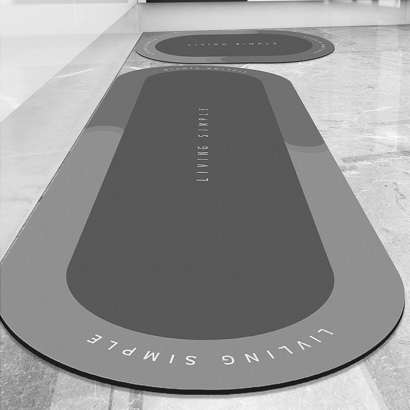 Absorbent & Stylish: Kitchen Diatom Ooze Floor Mat for Household Use