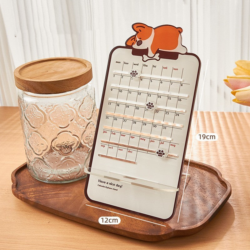 Handcrafted Perpetual Calendar - Unique DIY Ferris Wheel Design for Desktop Decoration