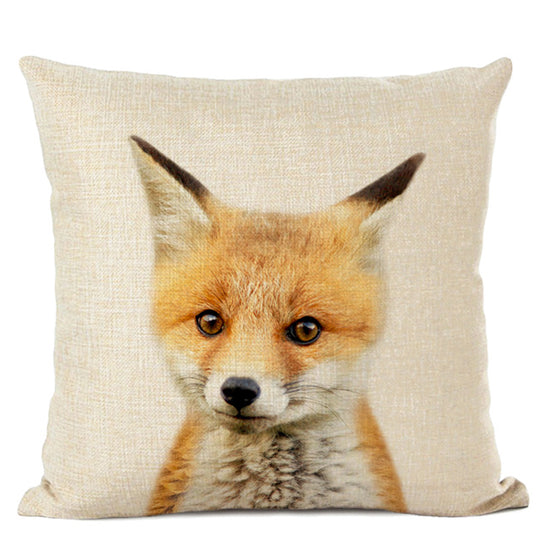 Adorable Animal Print Pillow Covers - Cute Decorative Throw Pillows