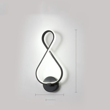 Nordic Chic LED Wall Lamp - Minimalist Bedside Lighting