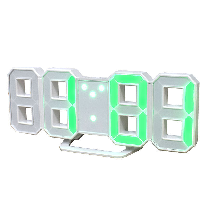 Wake Up in Style: LED 3D Stereo Creative Alarm Clock with Large Digital Display