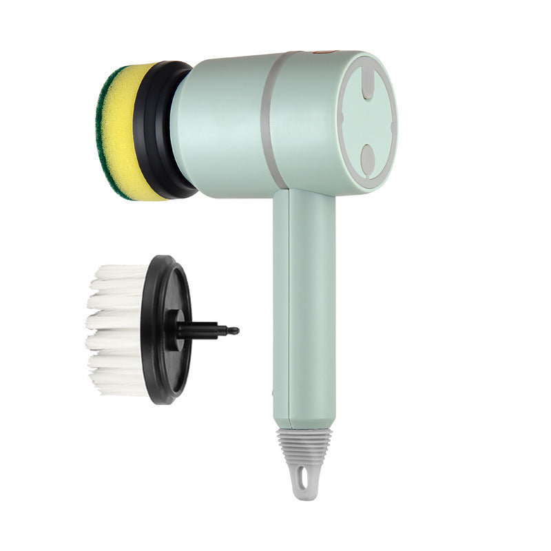 PowerScrub Wireless Electric Cleaning Brush - Rechargeable USB Scrubber for Kitchen, Bathroom, Tile & Bathtub