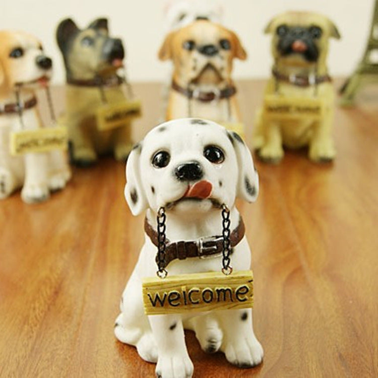 Lifelike Dog Statue - Realistic Simulation Resin Ornament for Home Decor