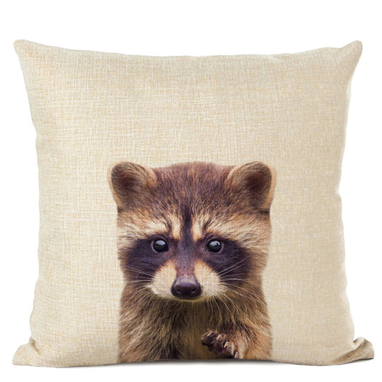 Adorable Animal Print Pillow Covers - Cute Decorative Throw Pillows