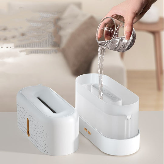 Serene Flame Ultrasonic Aromatherapy Diffuser & Humidifier