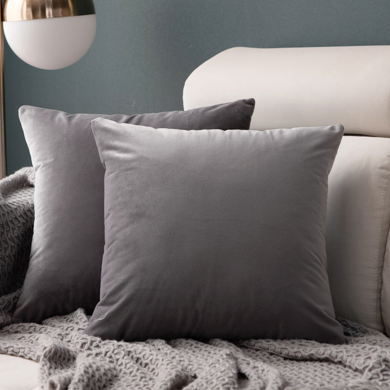 Plush Velvet Nordic Pillow - Multi-Purpose Cushion for Sofa, Office Chair, and Bed