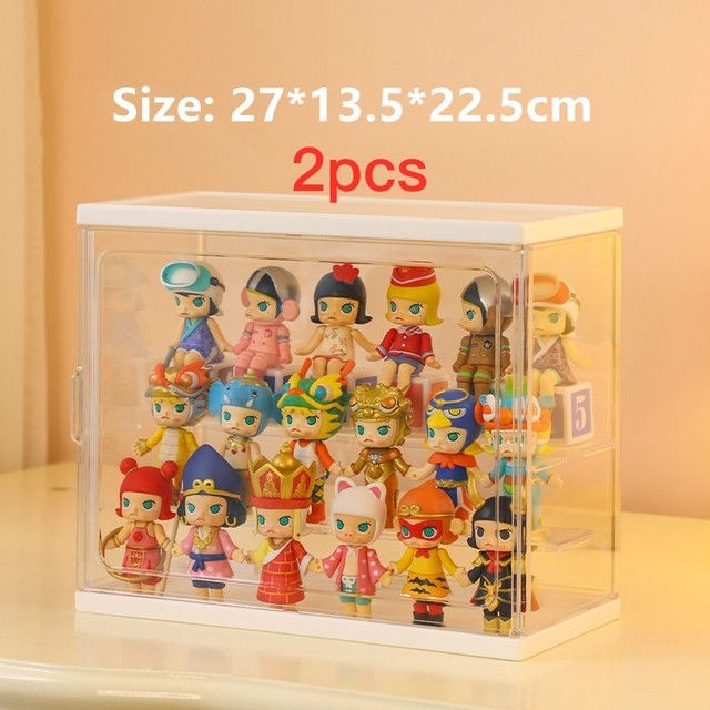ClearView Acrylic Display Case - Blind Box Showcase for Figures & Collectibles