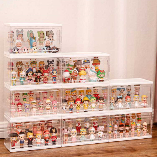 ClearView Acrylic Display Case - Blind Box Showcase for Figures & Collectibles