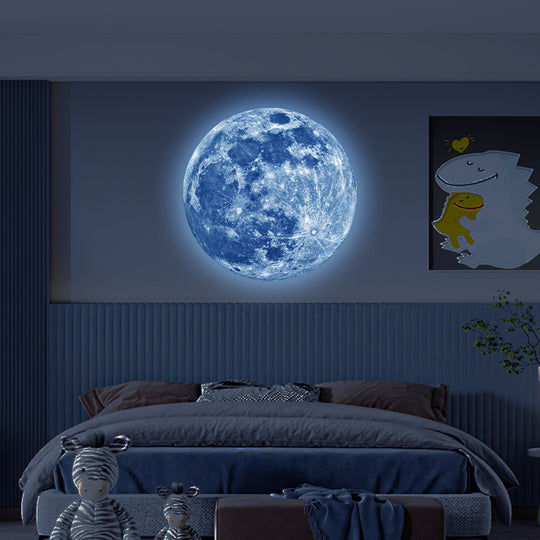 Luminous Moon Wall Decals - Creative Glow-in-the-Dark Home Decor