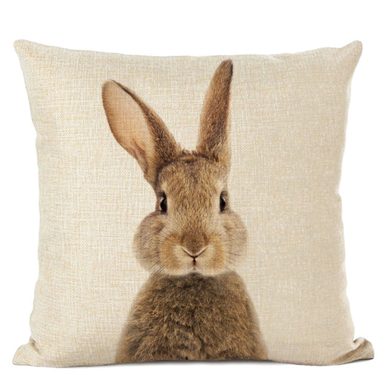 Adorable Animal Print Pillow Covers - Cute Decorative Throw Pillows