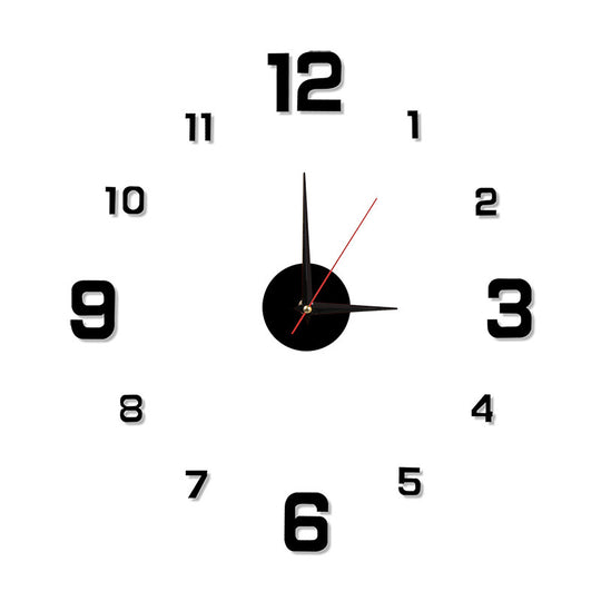 Elegant Timekeeping: Perforation-Free European-Style Digital Clock