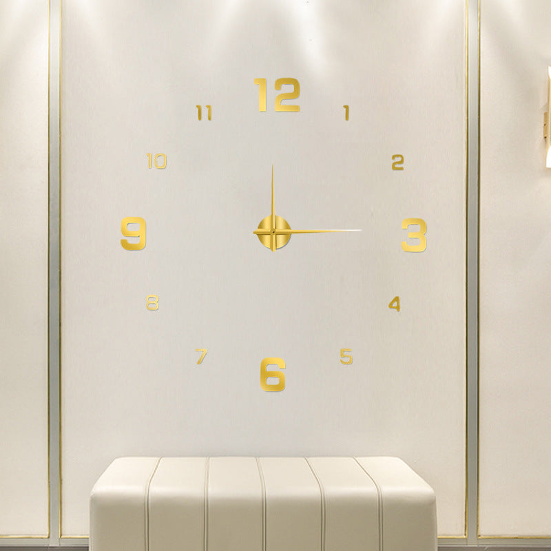 Elegant Timekeeping: Perforation-Free European-Style Digital Clock