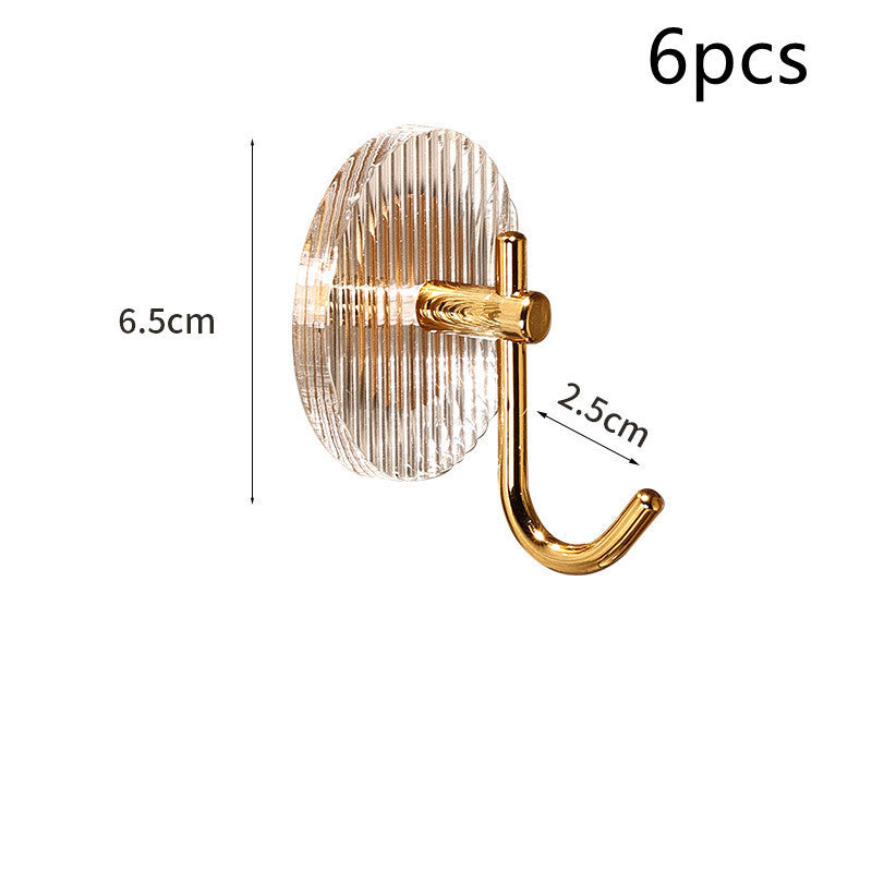 Heavy-Duty Adhesive Acrylic Hook - Strong & Durable Wall Hook for Hanging