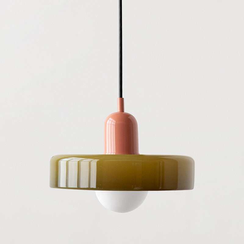 Stunning Memphis-Style Modern Glass Chandelier: Minimalist Elegance for Restaurants