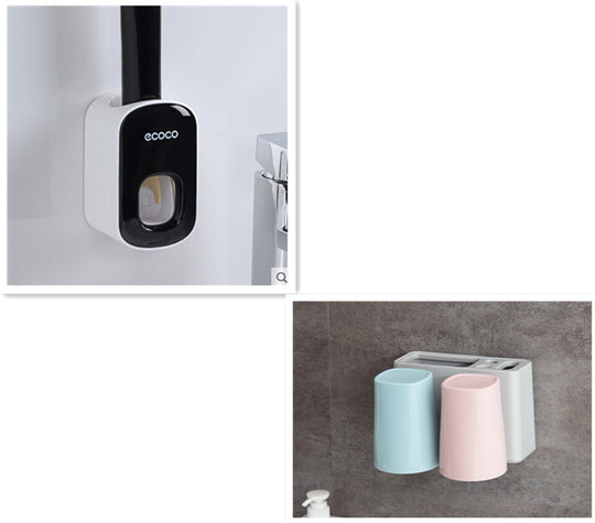 Toothpaste Pro - Wall-Mounted Automatic Toothpaste Dispenser & Holder for Bathroom