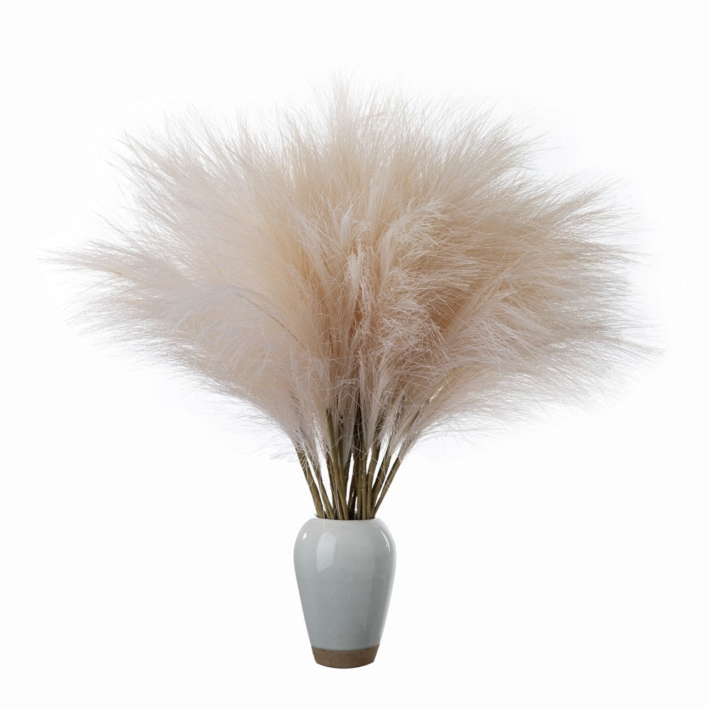 Elegant Pampas Grass Artificial Flowers - Natural Reed Bouquet for Home Decor