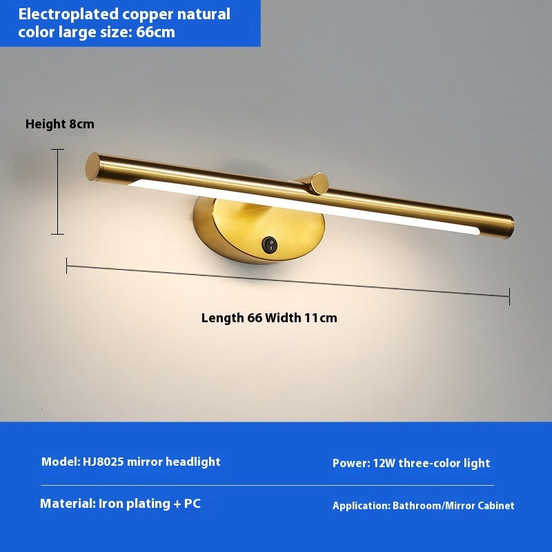 Modern LED Mirror Light - Waterproof Bathroom Wall Lamp