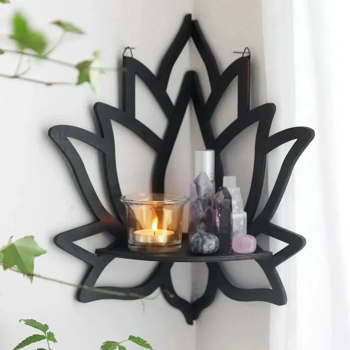 Elegant Storage Solution: Crystal Wall Mounted Storage Rack for Home Decor