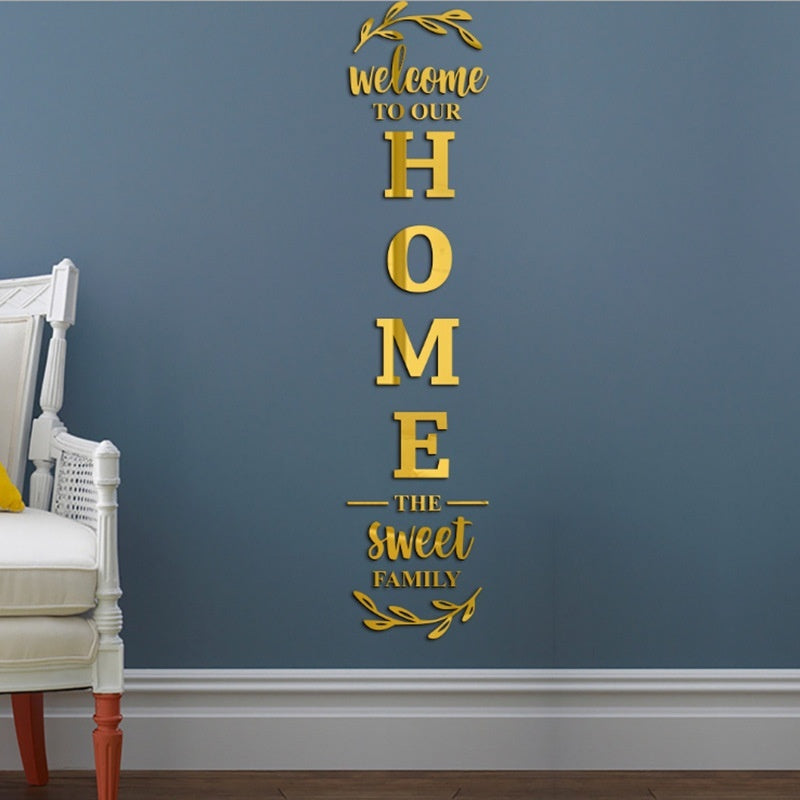 3D Crystal Mirror Wall Sticker - Luxurious Home Decor with Stereo Effect