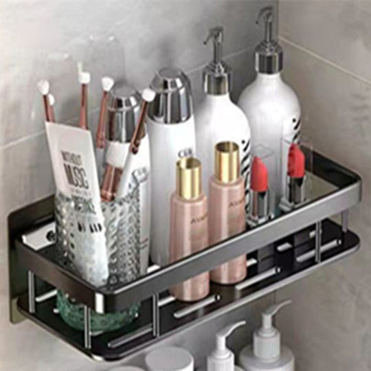 Wall-Mounted Makeup Organizer - Cosmetic Storage Shelf for Bathroom & Bedroom