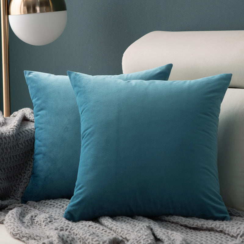 Plush Velvet Nordic Pillow - Multi-Purpose Cushion for Sofa, Office Chair, and Bed