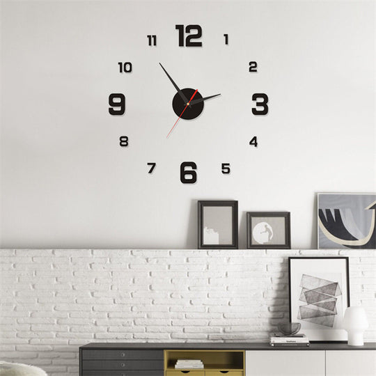 Elegant Timekeeping: Perforation-Free European-Style Digital Clock