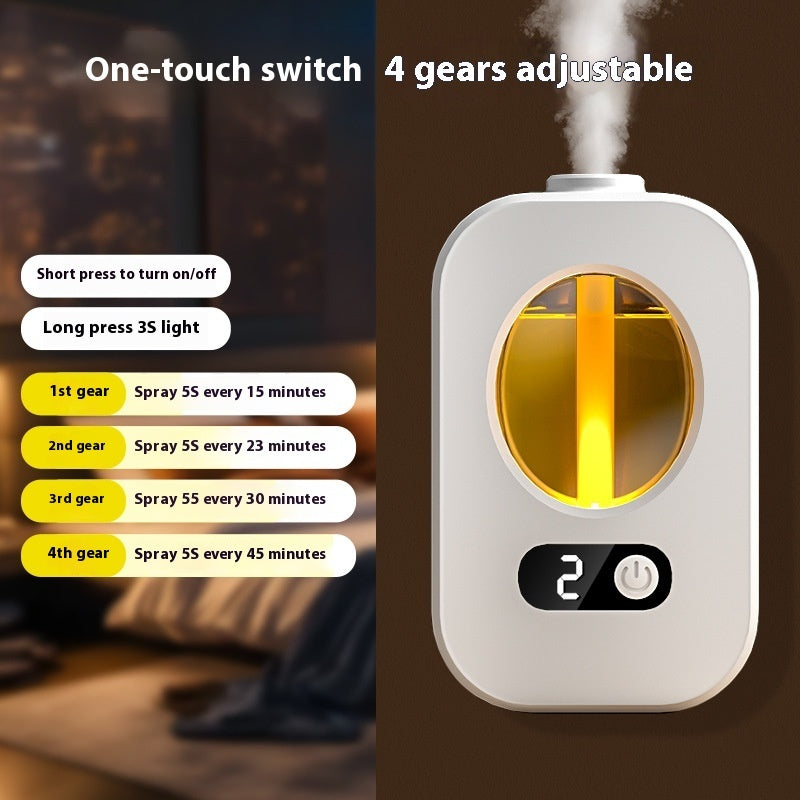 Blissful Ambiance: Automatic Aroma Diffuser & Aerosol Dispenser