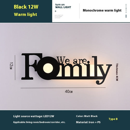Illuminated Inspiration LED Letter Wall Lamp - Creative Wall Decor