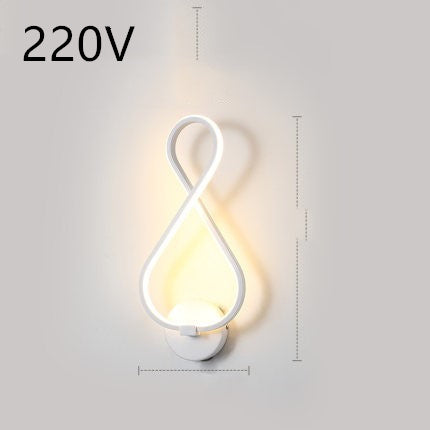 Nordic Chic LED Wall Lamp - Minimalist Bedside Lighting
