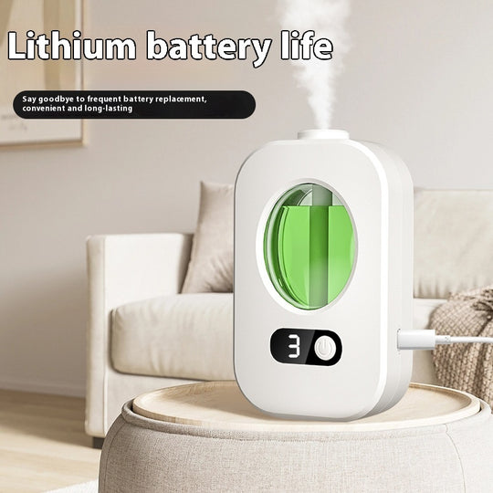Blissful Ambiance: Automatic Aroma Diffuser & Aerosol Dispenser