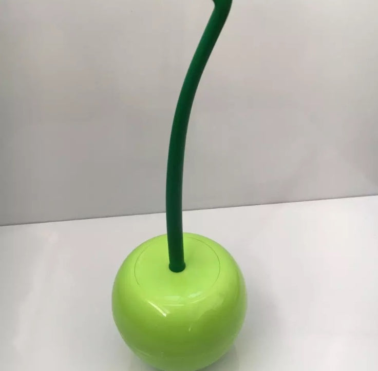 Cherry-Shaped Toilet Brush Set - Long Handle Soft Bristle Bathroom Cleaning Brush with Creative Design