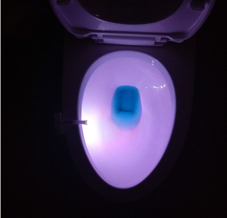 Motion Sensor LED Night Light for Toilets & Bathrooms