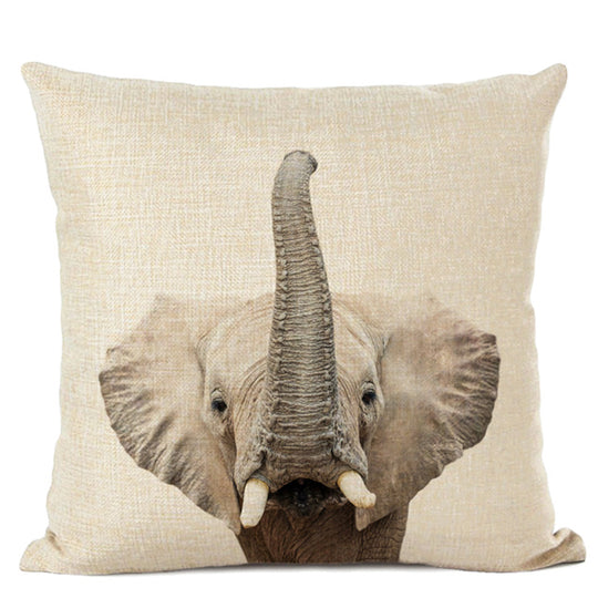 Adorable Animal Print Pillow Covers - Cute Decorative Throw Pillows