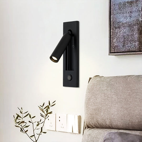 Modern LED Reading Lamp - Embedded Wall Light for Hotels