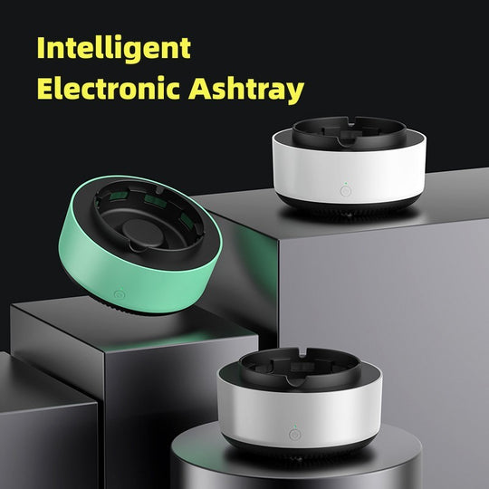 CleanAir Pro - Portable Anion Air Purifying Ashtray with Smoke Removal for Car & Home
